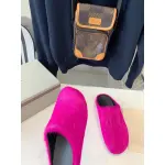 MARNI FUCHSIA Pink Fussbett Sabot Loafers Slide SBMR000600P412200C57