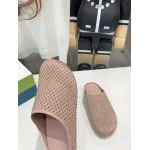 Marni Pink Fussbett Sabot Slide With Rhinestones