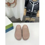 Marni Pink Fussbett Sabot Slide With Rhinestones