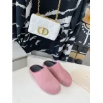 Marni Pink LONG-HAIR CALFSKIN FUSSBETT SABOT Slide SBMR000600P412200C58