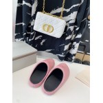 Marni Pink LONG-HAIR CALFSKIN FUSSBETT SABOT Slide SBMR000600P412200C58