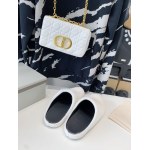 Marni White LONG-HAIR CALFSKIN FUSSBETT SABOT Slide SBMR000600P412200N31