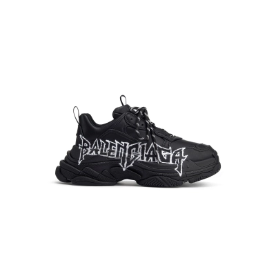 Balenciaga Triple S DIY Metal Artwork Black 536737W2FAY1090 02