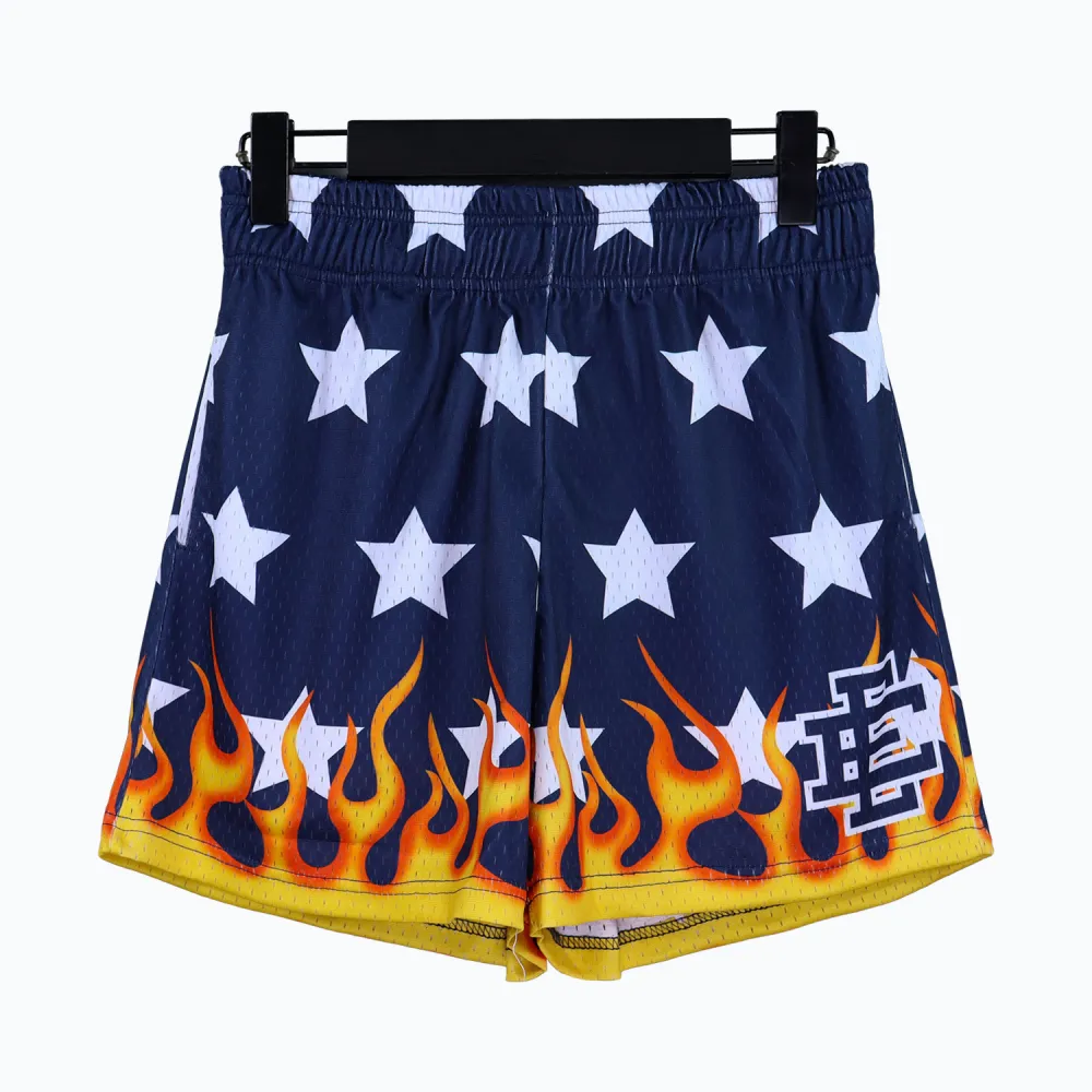 eric emanuel ee basic short blue flame fw19