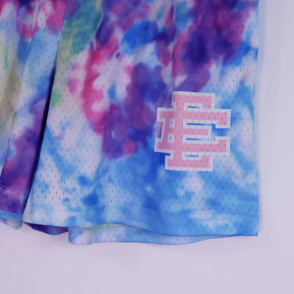 eric emanuel ee basic short purple/blue tie dye fw19