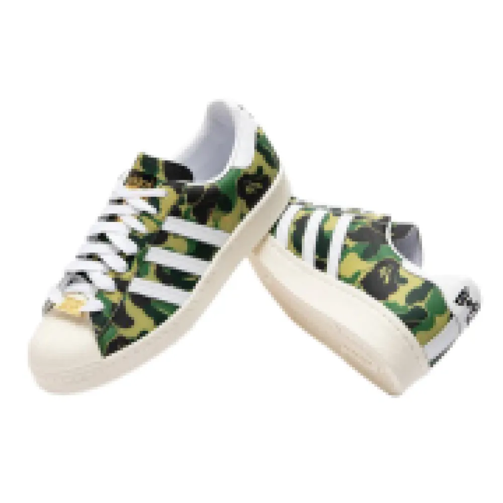 Adidas Superstar Bape ABC Camo Green