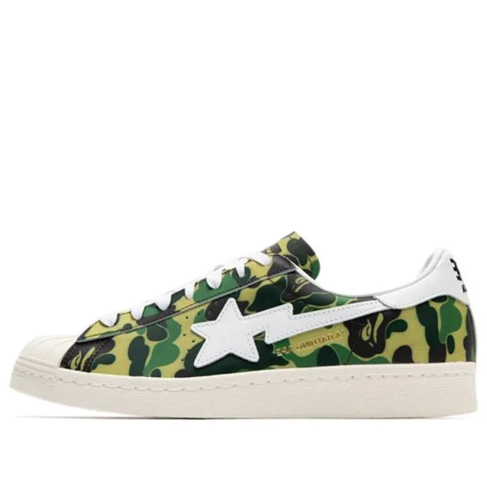 ad*s superstar bape abc camo green