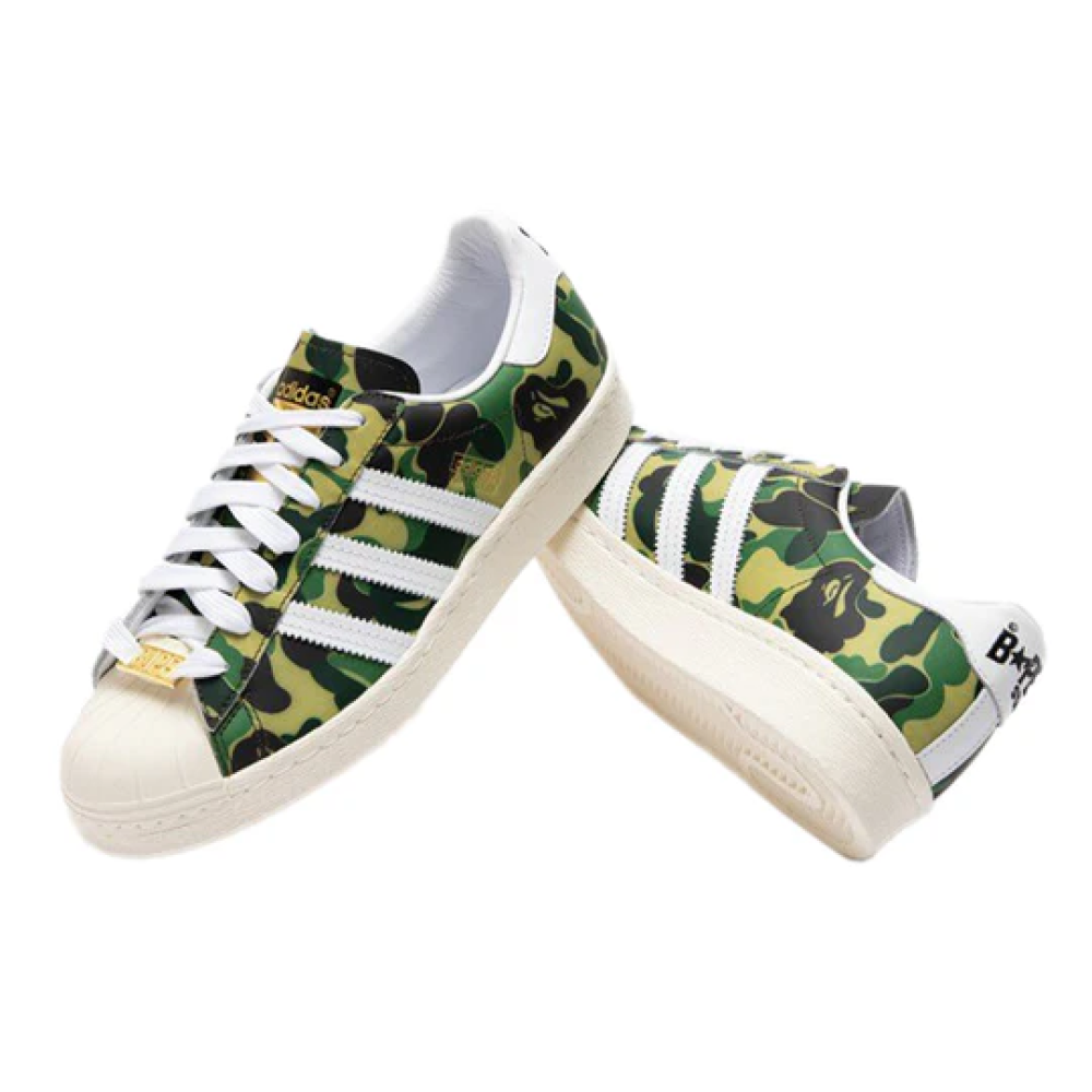 Adidas Superstar Bape ABC Camo Green