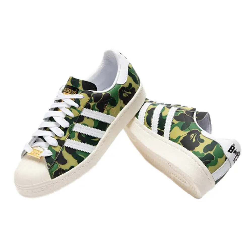 Adidas Superstar Bape ABC Camo Green