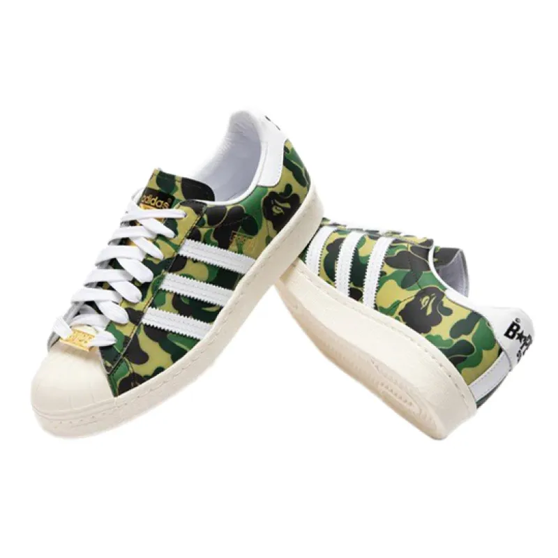 Adidas Superstar Bape ABC Camo Green