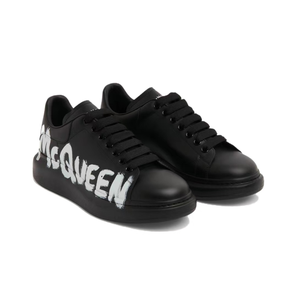 Alexander McQueen Oversized Graffiti Black