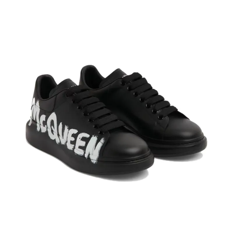 Alexander McQueen Oversized Graffiti Black
