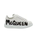 Alexander McQueen Oversized Graffiti White Black