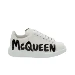 Alexander McQueen Oversized Graffiti White Black