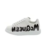 Alexander McQueen Oversized Graffiti White Black