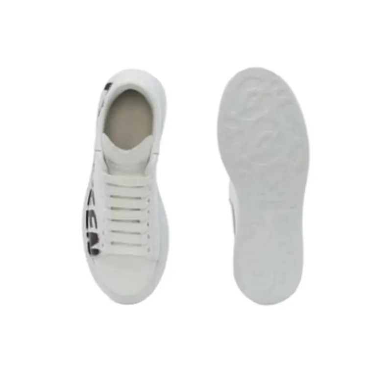 Alexander McQueen Oversized Graffiti White Black