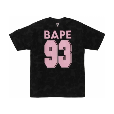 BAPE x Inter Miami CF Camo Tee Black T-shirt 02