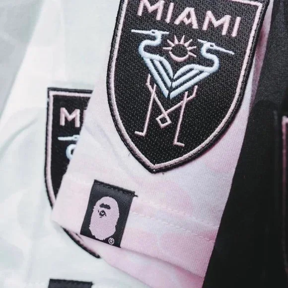 BAPE x Inter Miami CF Camo Tee Pink T-shirt