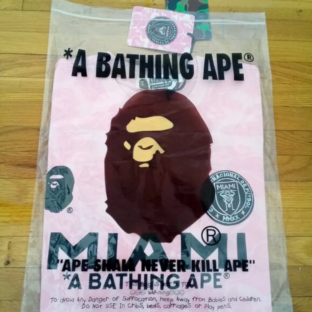 BAPE x Inter Miami CF Camo Tee Pink