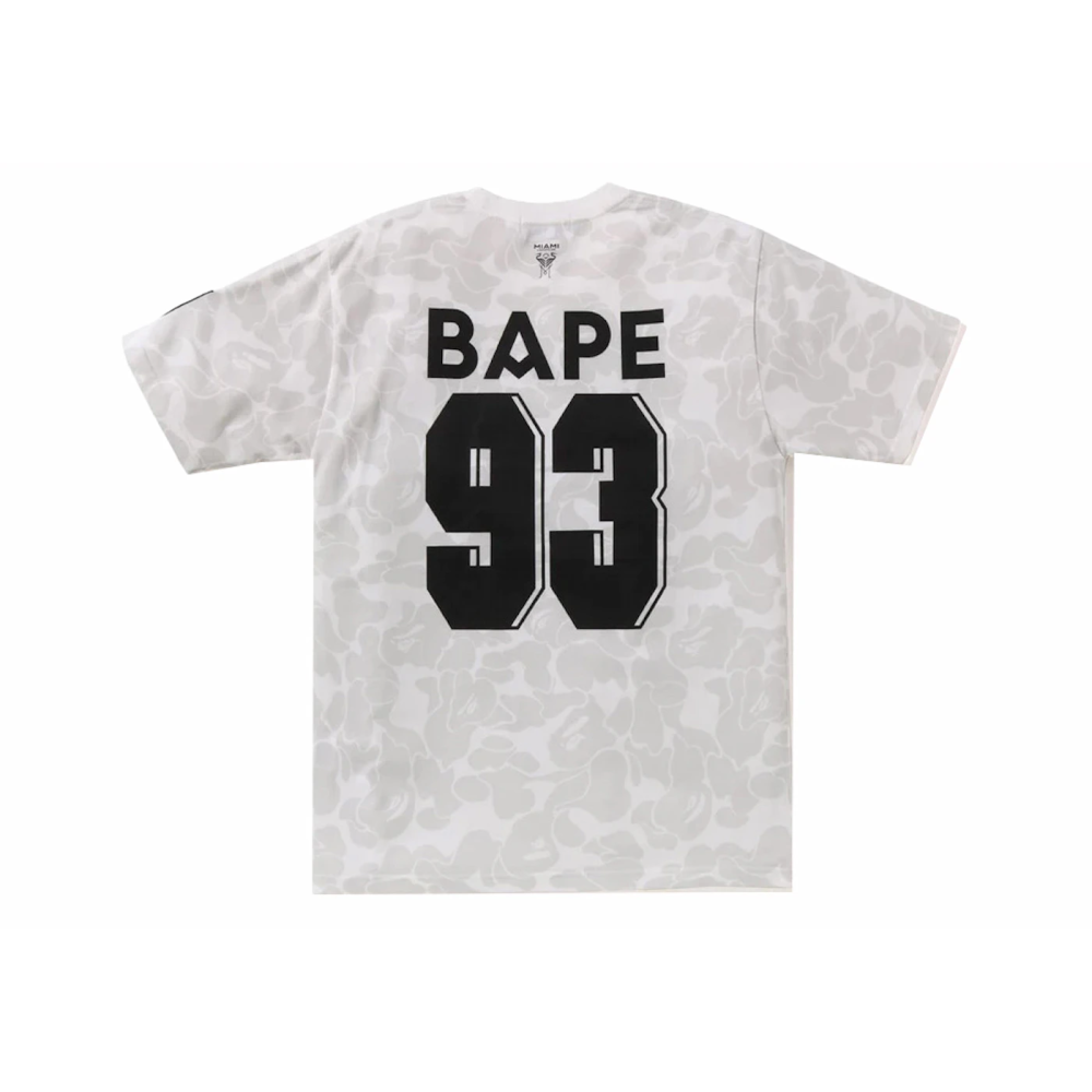 BAPE x Inter Miami CF Camo Tee White