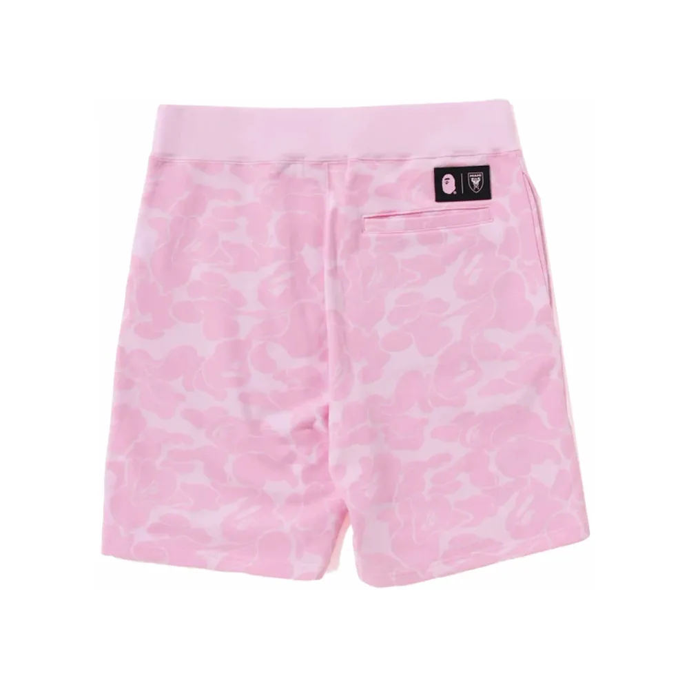 bape x inter miami cf sweatshort pink