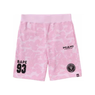 BAPE x Inter Miami CF Sweatshort Pink 01