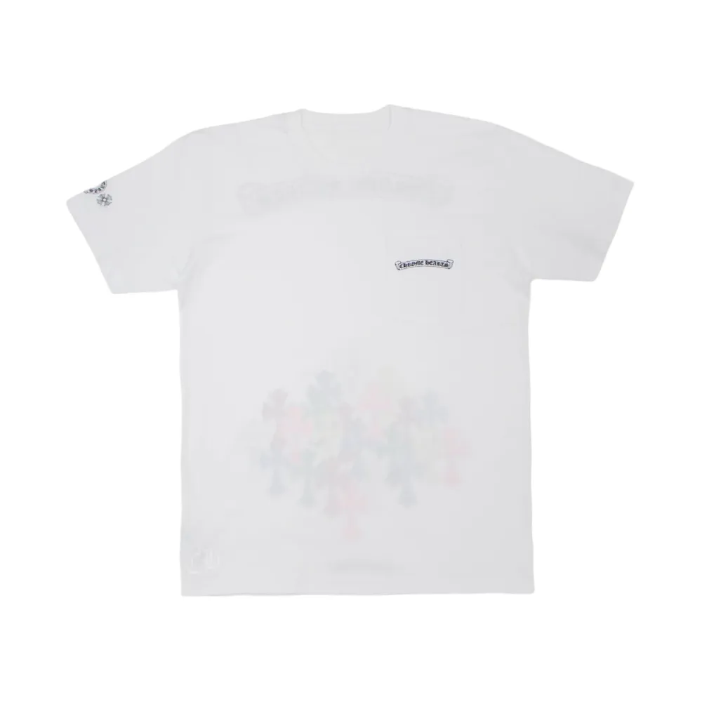 chrome hearts multi color cross t-shirt black