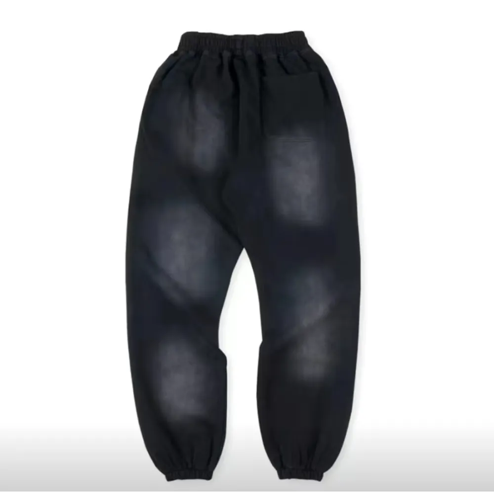 Hellstar No Guts No Glory Flare Bottom Sweatpants Midnight Dye Black