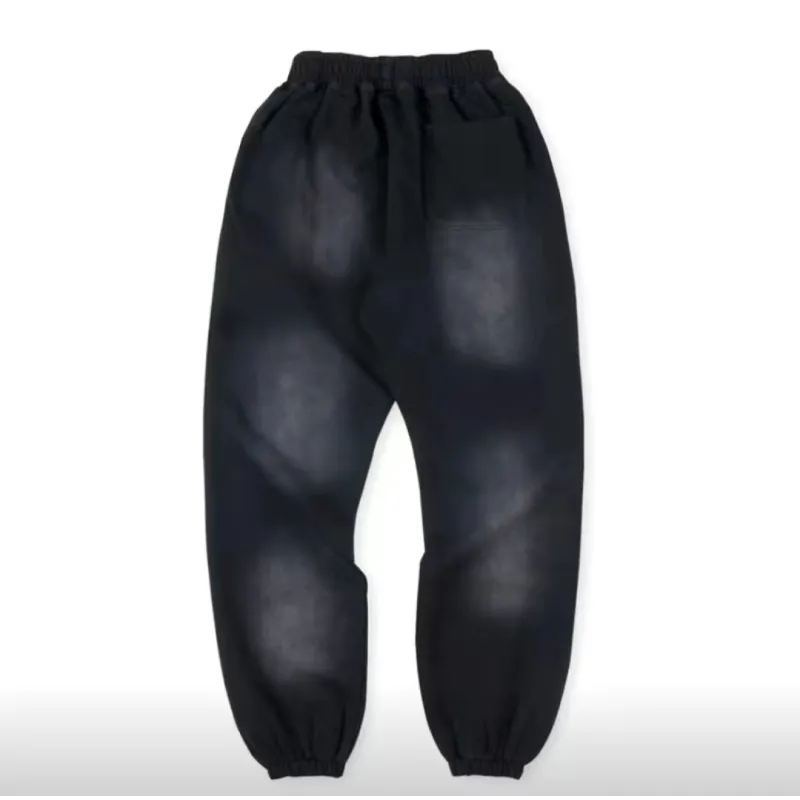 Hellstar No Guts No Glory Flare Bottom Sweatpants Midnight Dye Black