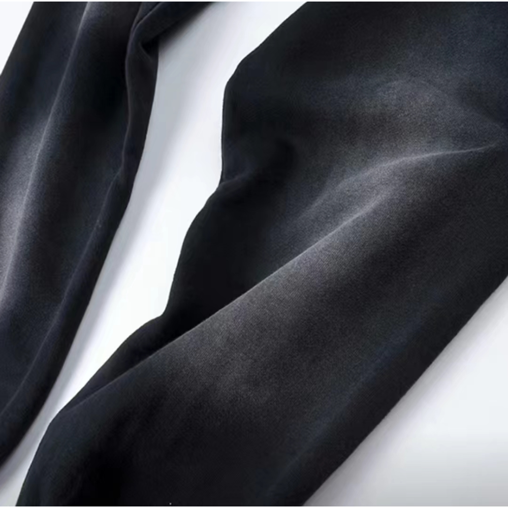 Hellstar No Guts No Glory Flare Bottom Sweatpants Midnight Dye Black
