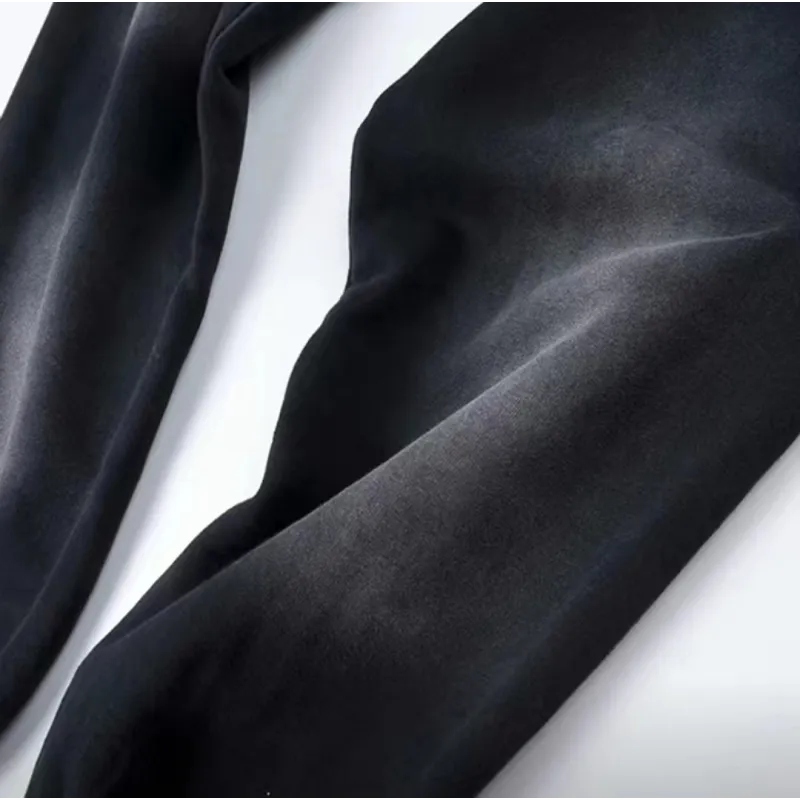 Hellstar No Guts No Glory Flare Bottom Sweatpants Midnight Dye Black