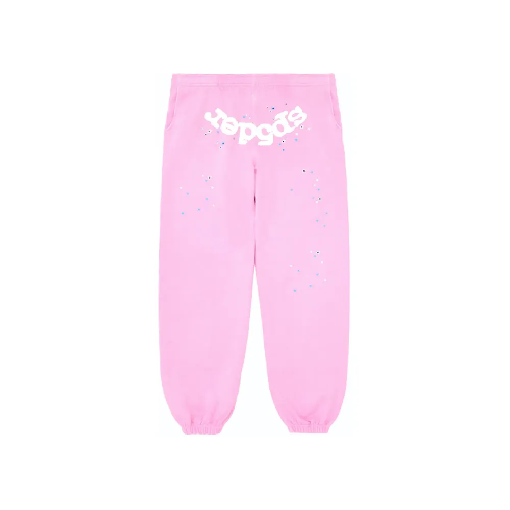 Sp5der Light Pink Tracksuit Suit YZ GE917