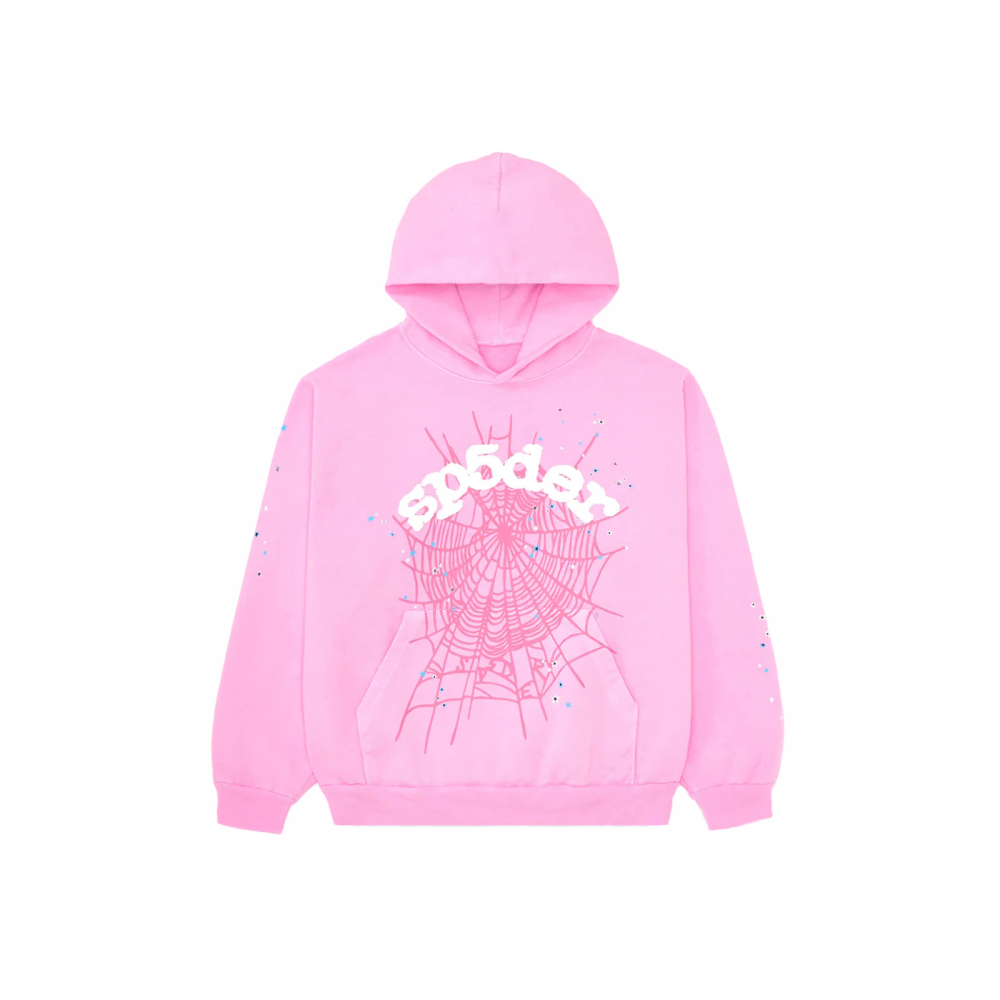 Sp5der Light Pink Tracksuit Suit YZ GE917