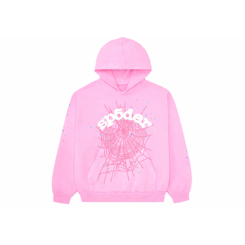 Sp5der Light Pink Tracksuit Suit YZ GE917