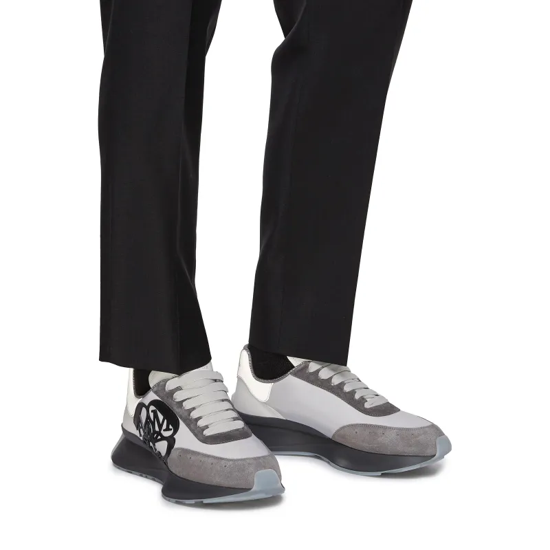 ALEXANDER MCQUEEN ‘SPRINT’ LOW TOP LACE UP SNEAKERS