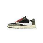 PK God Batch Air Jordan 1 Retro Low x Travis Scott Dark Green DM7866-002