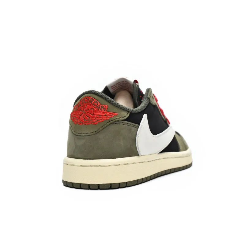 PK God Batch Air Jordan 1 Retro Low x Travis Scott Dark Green DM7866-002