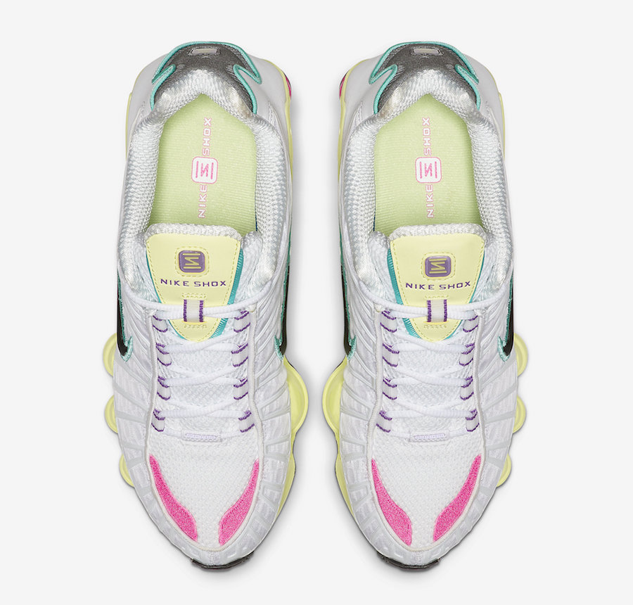 Nike Shox TL White Multi-Color AR3566-102