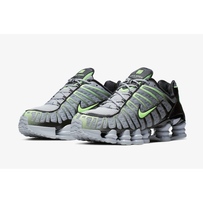 Nike Shox TL Wolf Grey Lime Blast AV3595-005