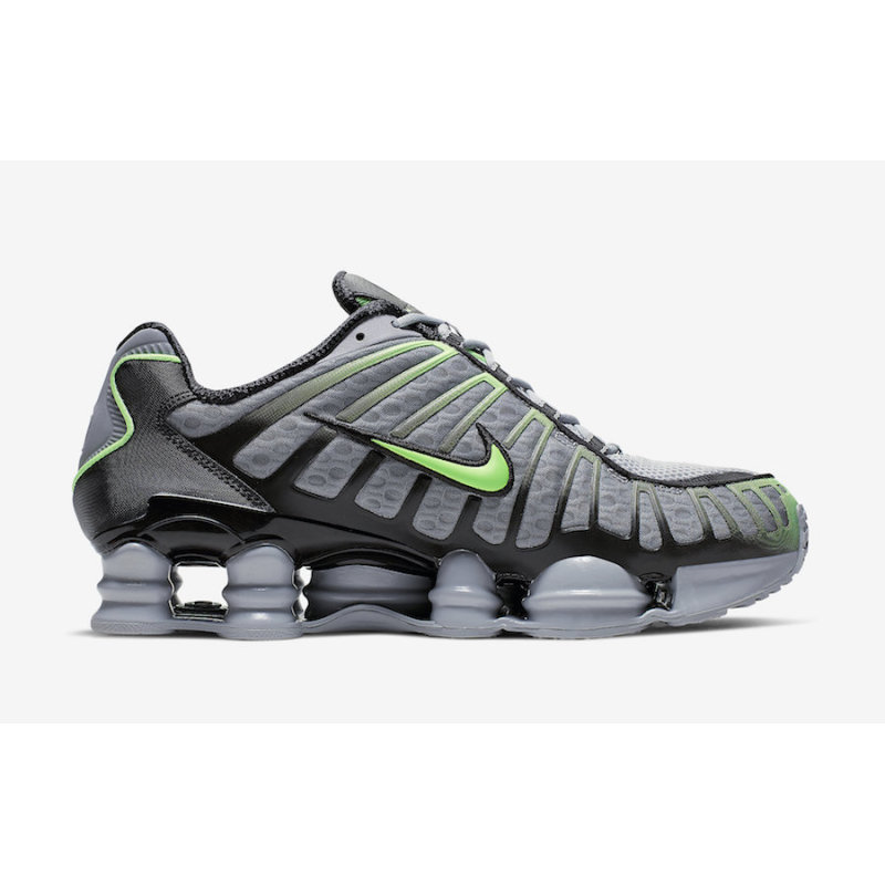 Nike Shox TL Wolf Grey Lime Blast AV3595-005