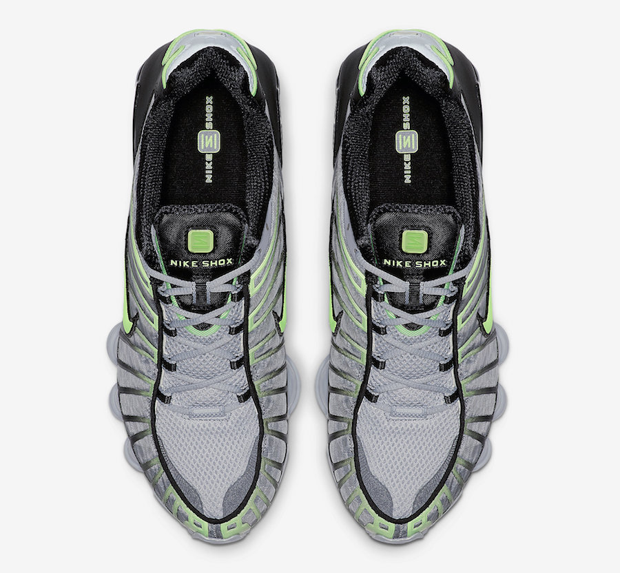 Nike Shox TL Wolf Grey Lime Blast AV3595-005
