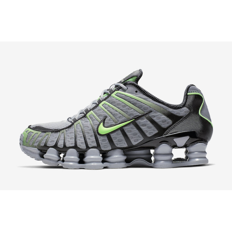 Nike Shox TL Wolf Grey Lime Blast AV3595-005