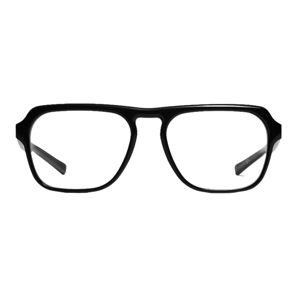 gentle monster x maison margiela blue light protection - mm011 01 black