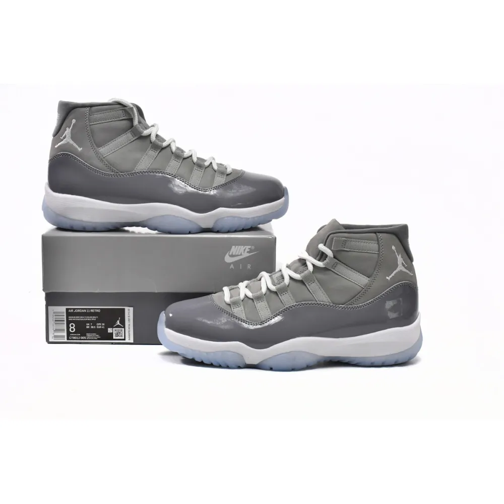 ljr batch  air jordan 11 retro cool grey (2021) ct8012-005