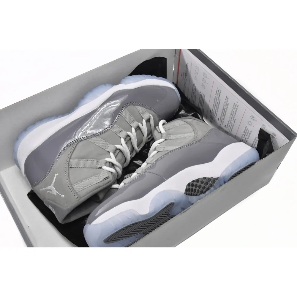 ljr batch  air jordan 11 retro cool grey (2021) ct8012-005