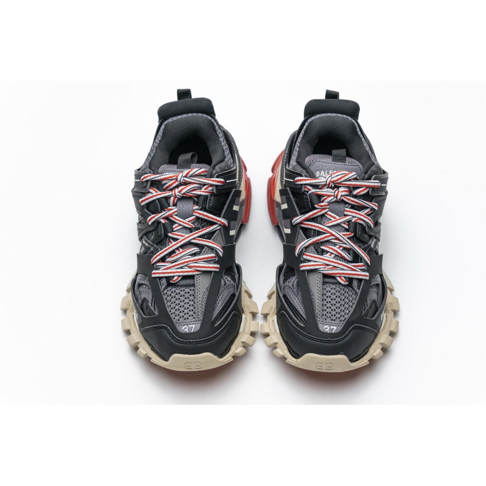 Balenciaga Track Trainer Black Grey Red 542436 W1GB1 1000