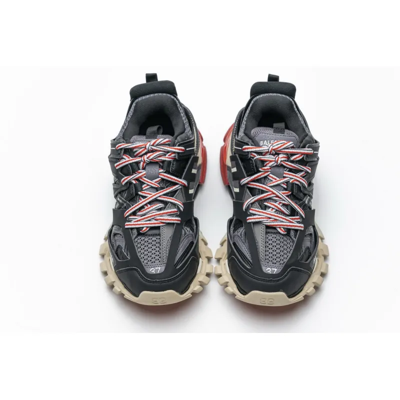 Balenciaga Track Trainer Black Grey Red 542436 W1GB1 1000