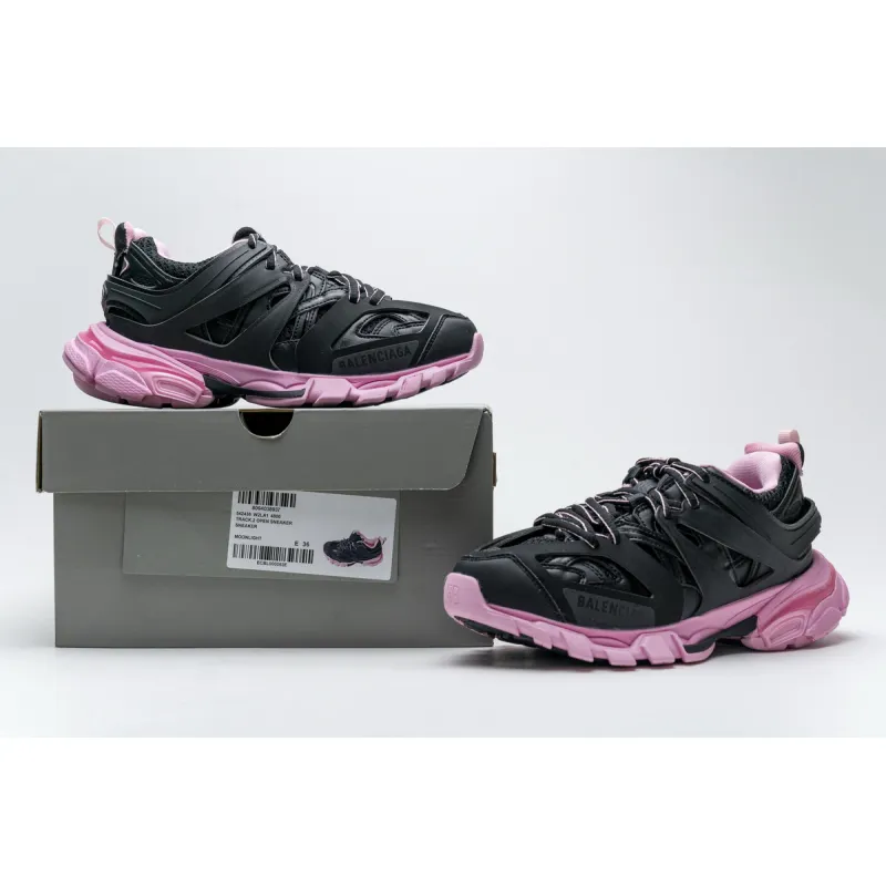 Balenciaga Track Trainer Black Pink 542436 W2LA1 4800