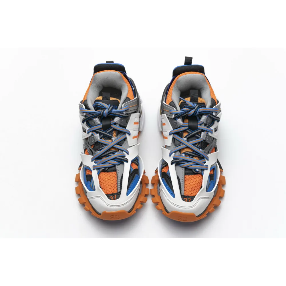 Ba*len*cia*ga track trainer blue orange 542436 w1gb7 7580