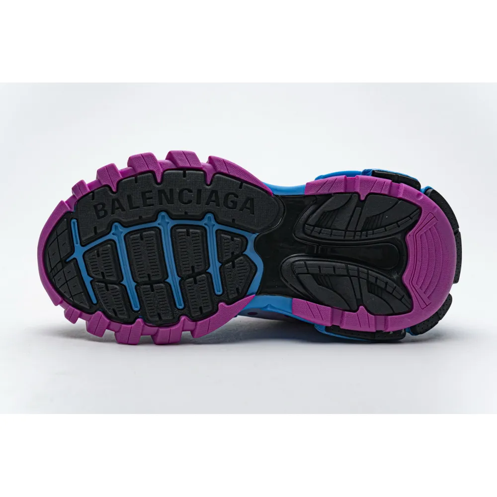 Balenciaga Track Trainer Blue Pink Silver 542436 W1GC1 4051